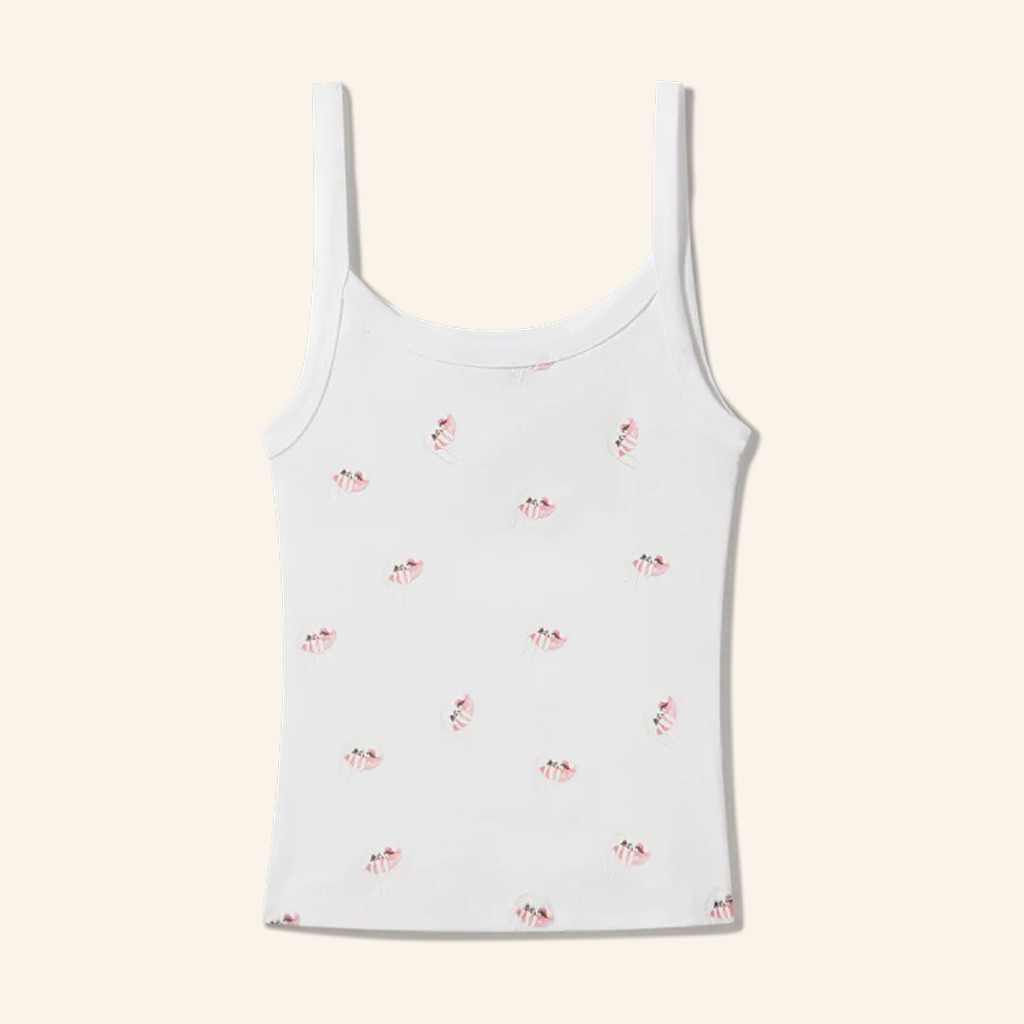 King Kylie Merch Lips Logo White Cami Top Birthday Gift For Besties King Kylie Merch Lips Logo White Cami Top Birthday Gift For Besties