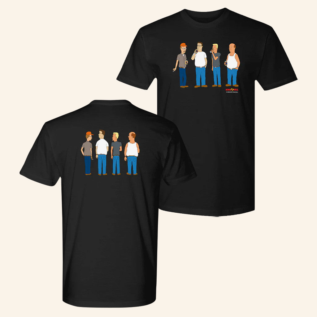 King Of The Hill Merch King of the Hill Character Line Up Adult T-Shirt Gifts For Dad King Of The Hill Merch King of the Hill Character Line Up Adult T-Shirt Gifts For Dad