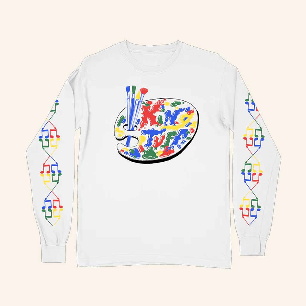 King Tuff Merch Painter Long Sleeve White T-Shirt Birthday Gift For Friends King Tuff Merch Painter Long Sleeve White T-Shirt Birthday Gift For Friends