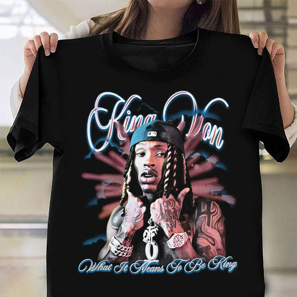 King Von Portrait T-Shirt Memorial Gifts For Fans