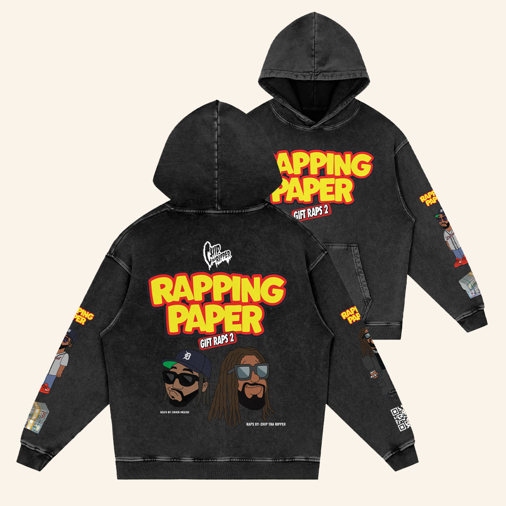Kingchip Merch Rapping Paper Hoodie Best Gifts For Hip Hop Fans