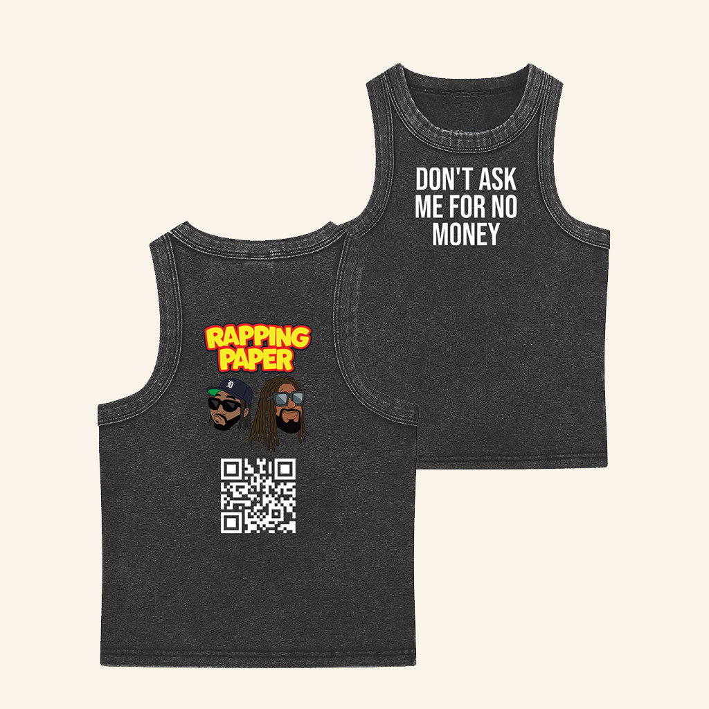 Kingchip Merch Rapping Paper Tank Top Best Gifts For Rapper Fans