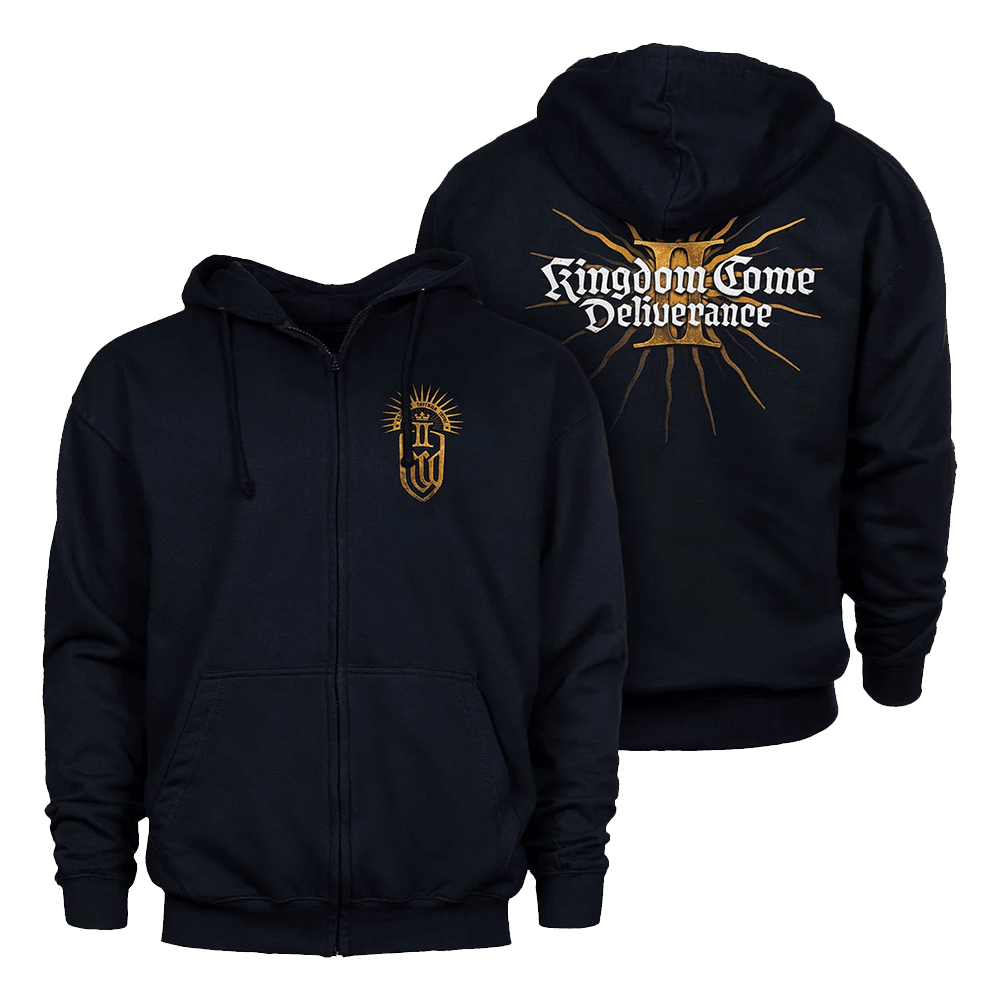 Kingdom Come Deliverance II Merch KCD2 Zip Hoodie Father's Day Gifts Father's Day Gift for Him