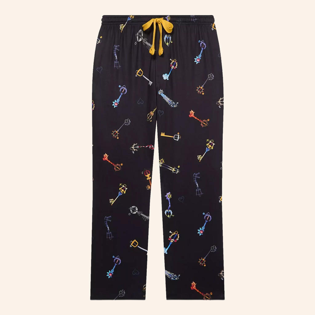 Kingdom Hearts Merch Keyblades Pajamas Pants Best Gifts For Husband