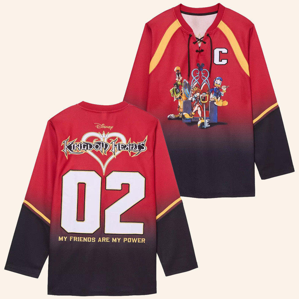 Kingdom Hearts Merch My Friends Are My Power Jersey Unique Gift For Friends