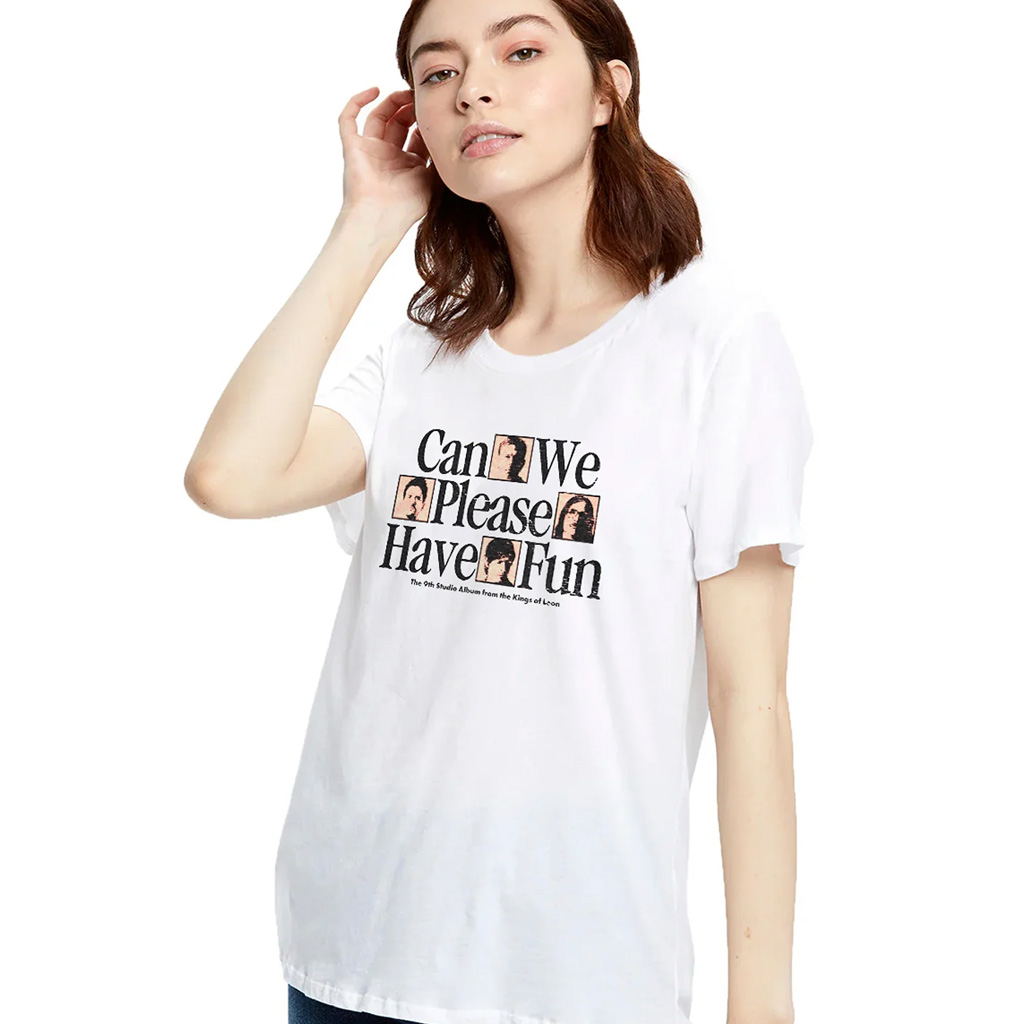 Kings Of Leon Merch CWPHF Faces T-Shirt Gifts For Rock Music Lovers