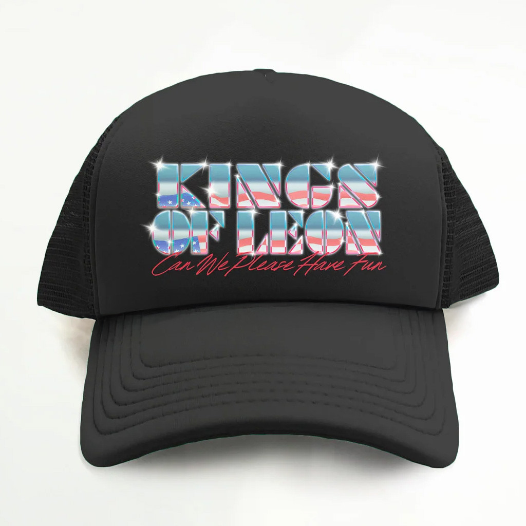 Kings Of Leon Merch CWPHF Kings Chrome Trucker Hat Gifts Ideas For Rock Lovers