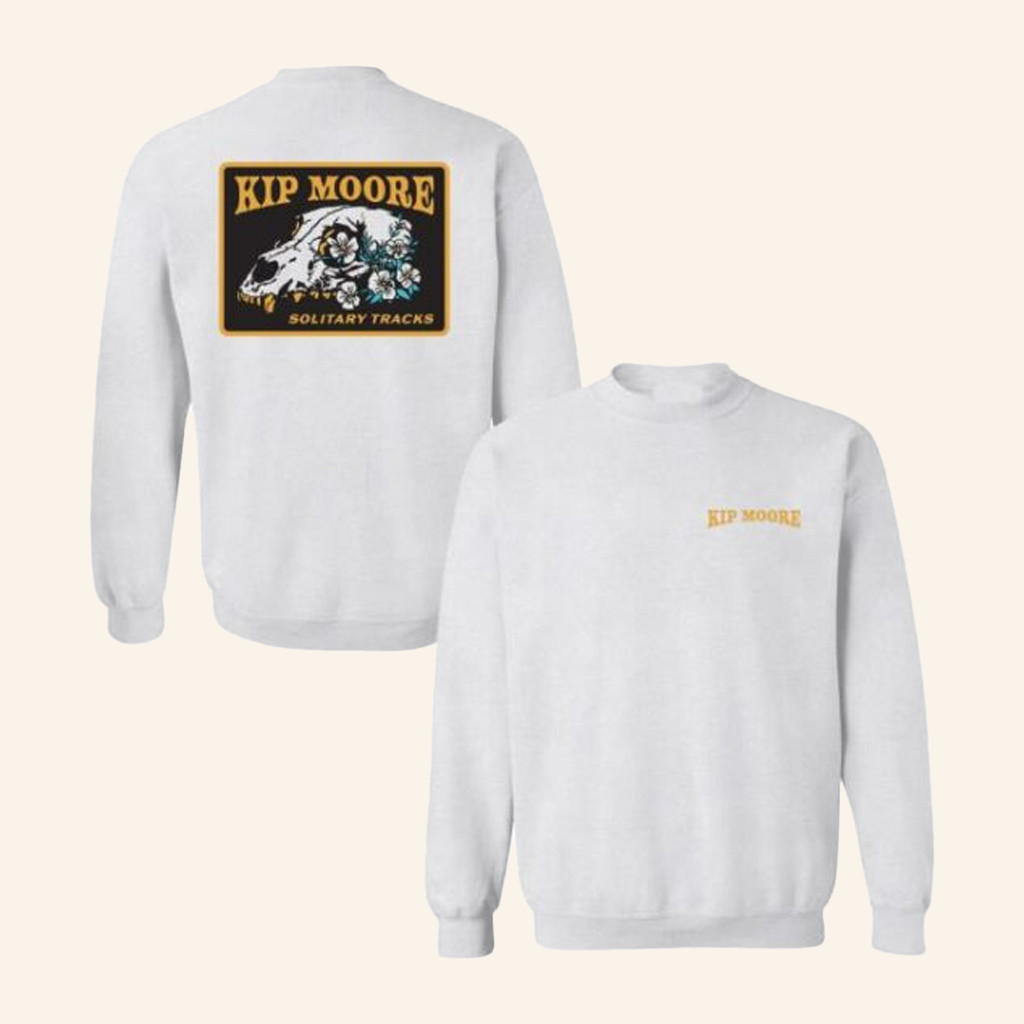 Kip Moore Merch Solitary Tracks Crewneck Sweatshirt Gift Ideas For Music Lovers Kip Moore Merch Solitary Tracks Crewneck Sweatshirt Gift Ideas For Music Lovers