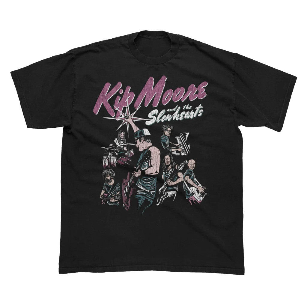 Kip Moore Merch Tour 2025 Slowhearts Band T-Shirt Gifts For Best Friends Kip Moore Merch Tour 2025 Slowhearts Band T-Shirt Gifts For Best Friends