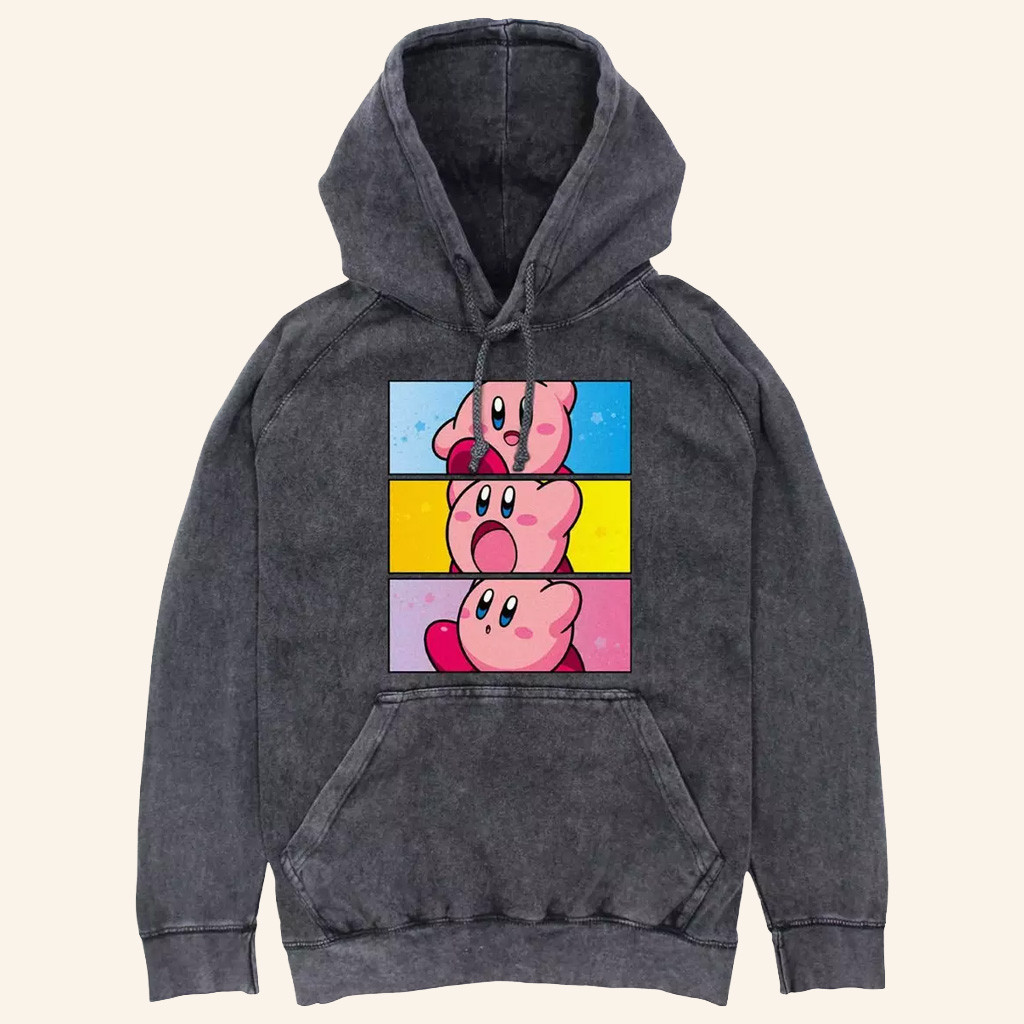 Kirby Merch Kirby Panel Stack Hoodie Great Gifts For Boyfriend
