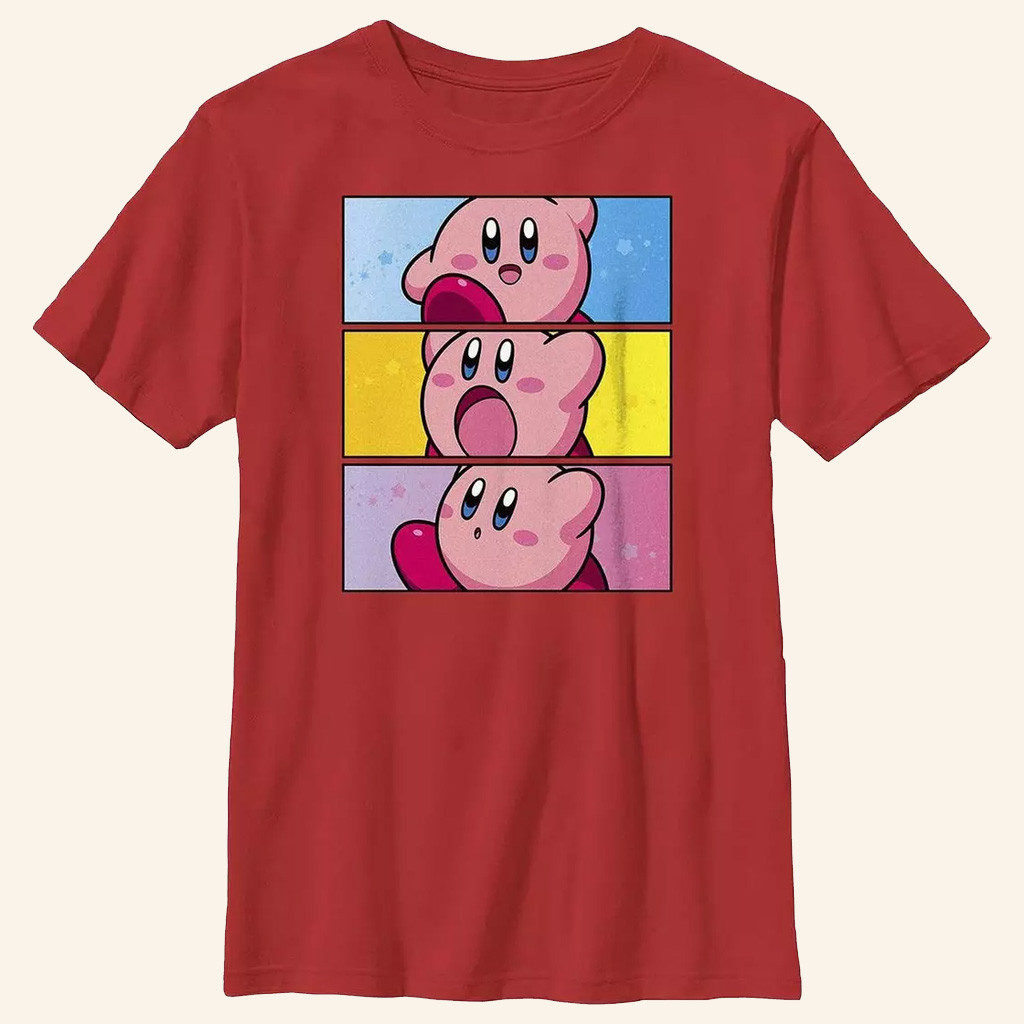 Kirby Merch Kirby Panel Stack T-Shirt Best Gifts Ideas For Husband