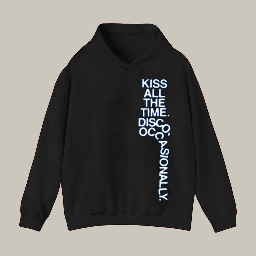 Kiss All The Time Disco Occasionally Hoodie Harry Styles Hooded Sweatshirt Music Fan Gift
