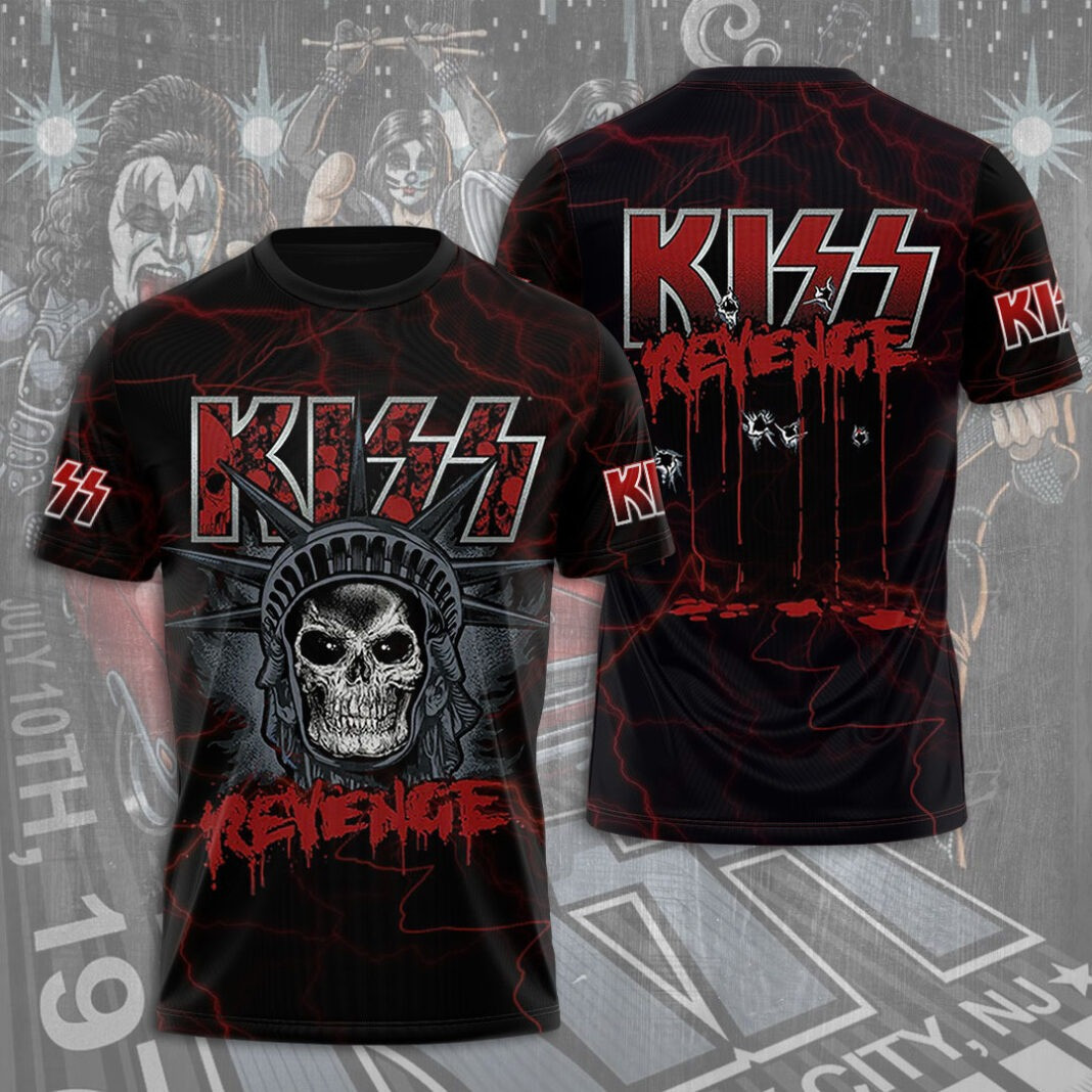 Kiss Band Revenge World Tour 2025 T-Shirt Gifts For Music Fans
