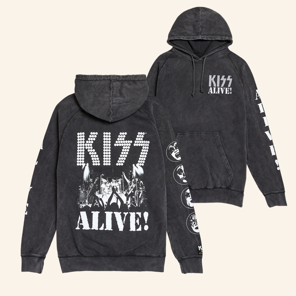 Kiss Merch Alive 50Th Anniversary Hoodie Christmas Gifts For Rock Fans Kiss Merch Alive 50Th Anniversary Hoodie Christmas Gifts For Rock Fans