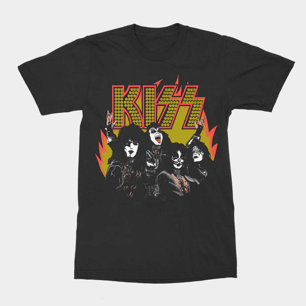 Kiss Merch Alive Landlocked Edition T-Shirt Good Gifts For Rock Band Fans
