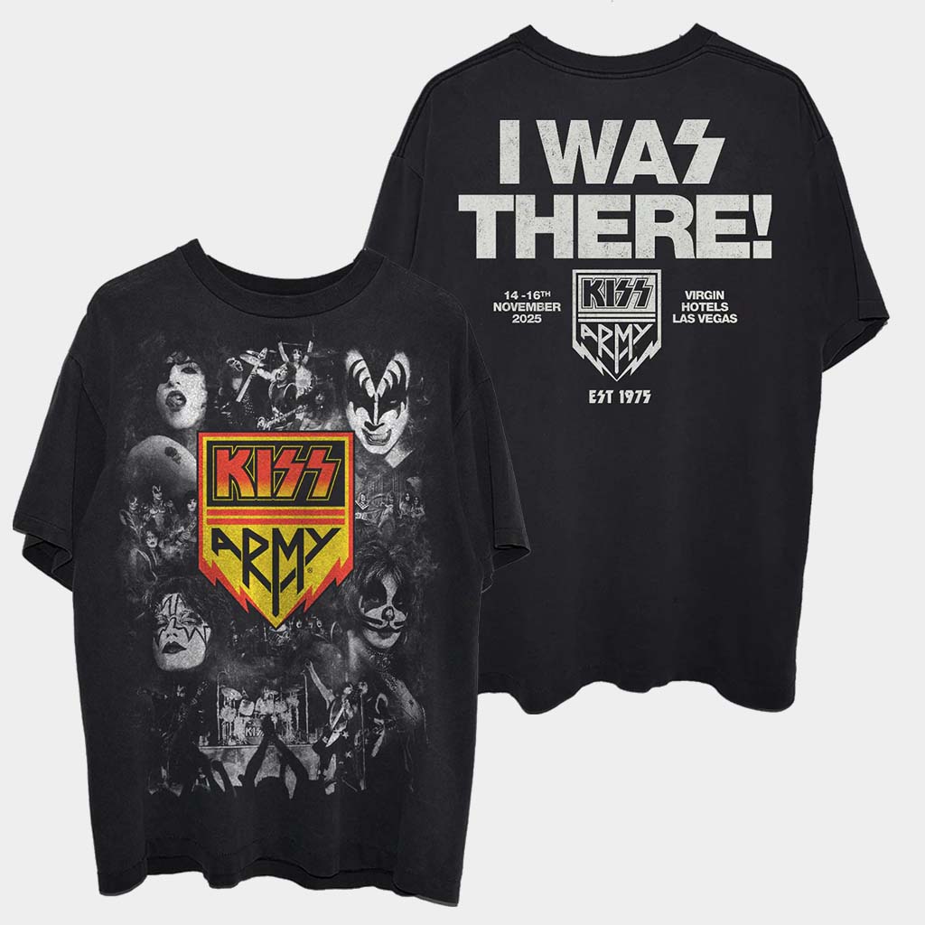 Kiss Merch I Was There T-Shirt Best Gifts For Rock Band Fans