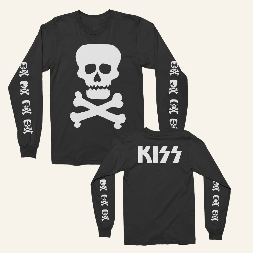 Kiss Merch Skull Long Sleeve Shirts Best Gifts For Rock Music Lovers Kiss Merch Skull Long Sleeve Shirts Best Gifts For Rock Music Lovers