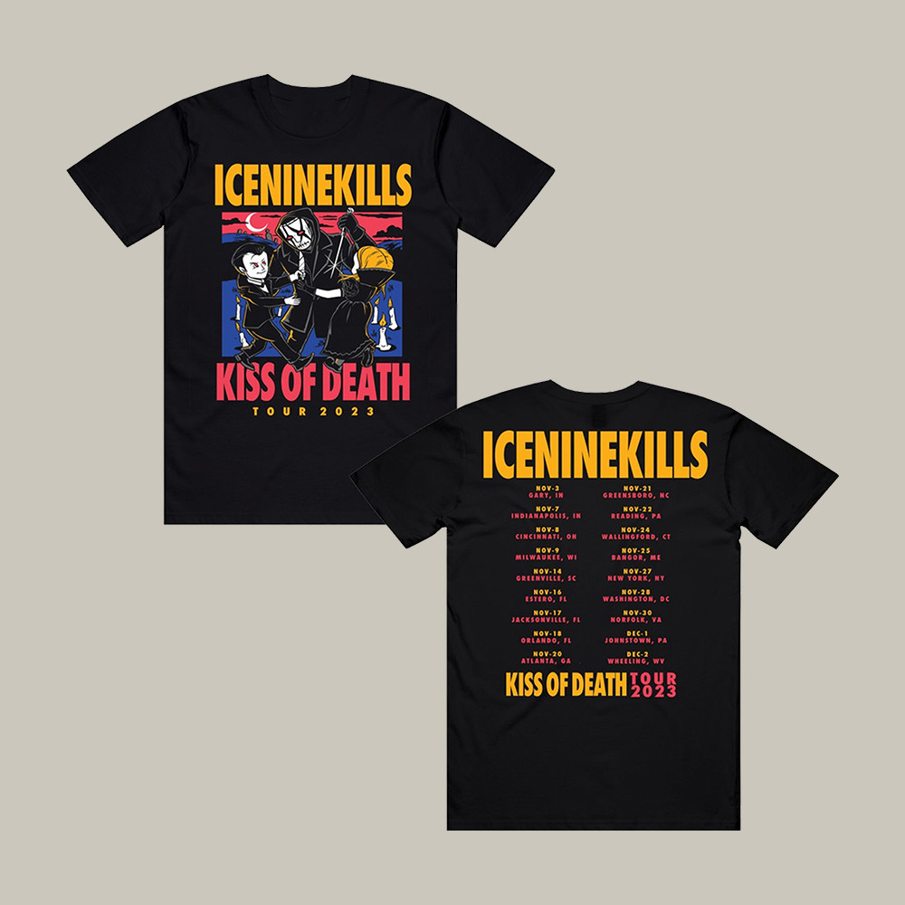 Kiss Of Death Tour Ice Nine Kills T-Shirt Ice Nine Kills Music Lover Shirt Best Gift For Boyfriend