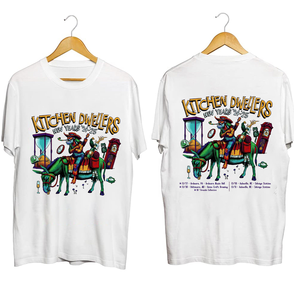 Kitchen Dwellers New Year Concert Shirt Kitchen Dwellers Merch Gifts For Music Fans