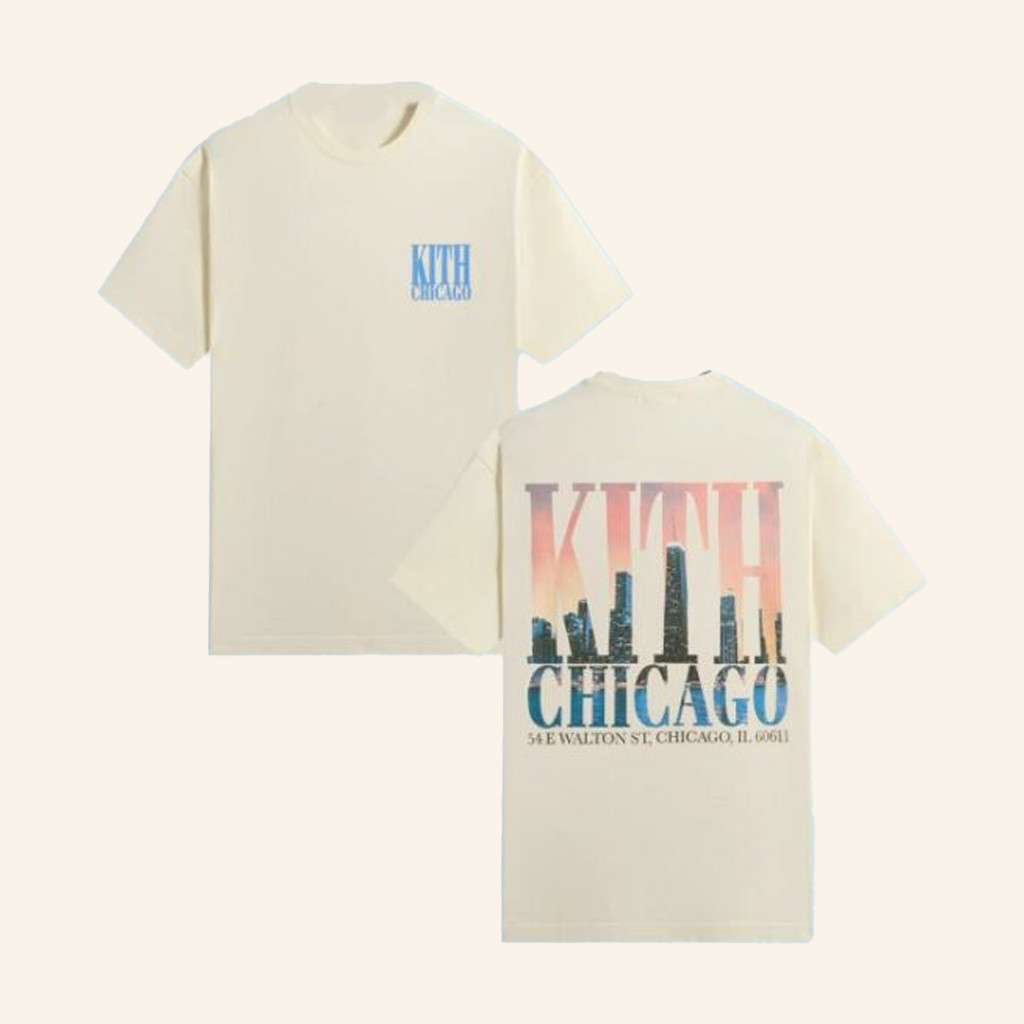 Kith Merch Kith Chicago Skyline Vintage T-Shirt Christmas Gifts For Brother Kith Merch Kith Chicago Skyline Vintage T-Shirt Christmas Gifts For Brother