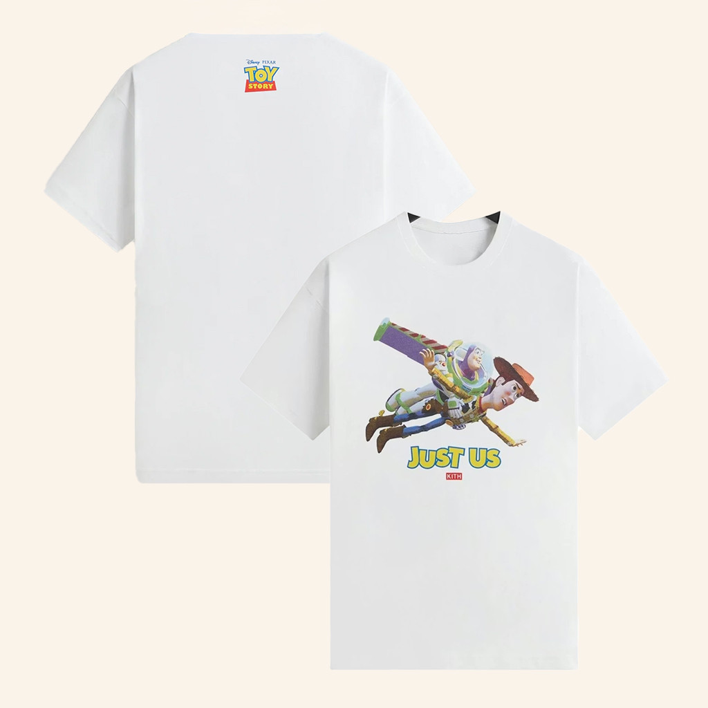 Kith Merch Kith For Pixar Toy Story Just Us Flying T-Shirt Gifts For Him Kith Merch Kith For Pixar Toy Story Just Us Flying T-Shirt Gifts For Him