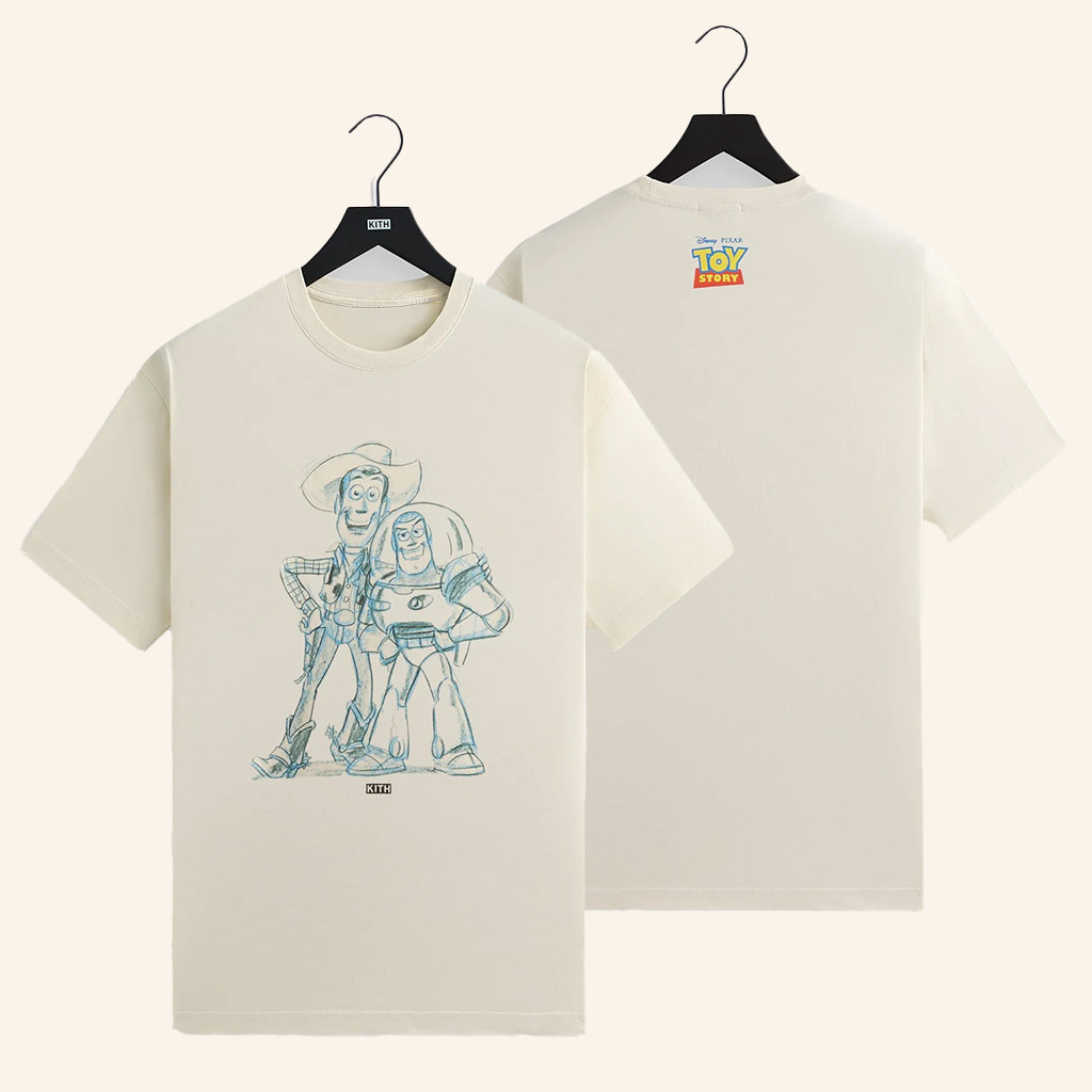 Kith Merch Kith For Pixar Toy Story Sketch T-Shirt Present For Husband Kith Merch Kith For Pixar Toy Story Sketch T-Shirt Present For Husband