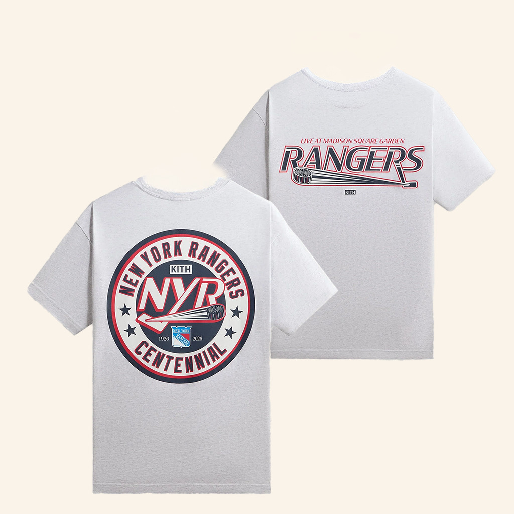 Kith Merch Kith For The New York Hockey Madison Square Garden Puck Vintage T-Shirt Fan Gifts