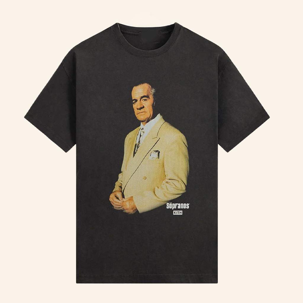 Kith Merch Kith For The Sopranos Paulie Vignette Vintage T-Shirt The Sopranos Merch Gifts
