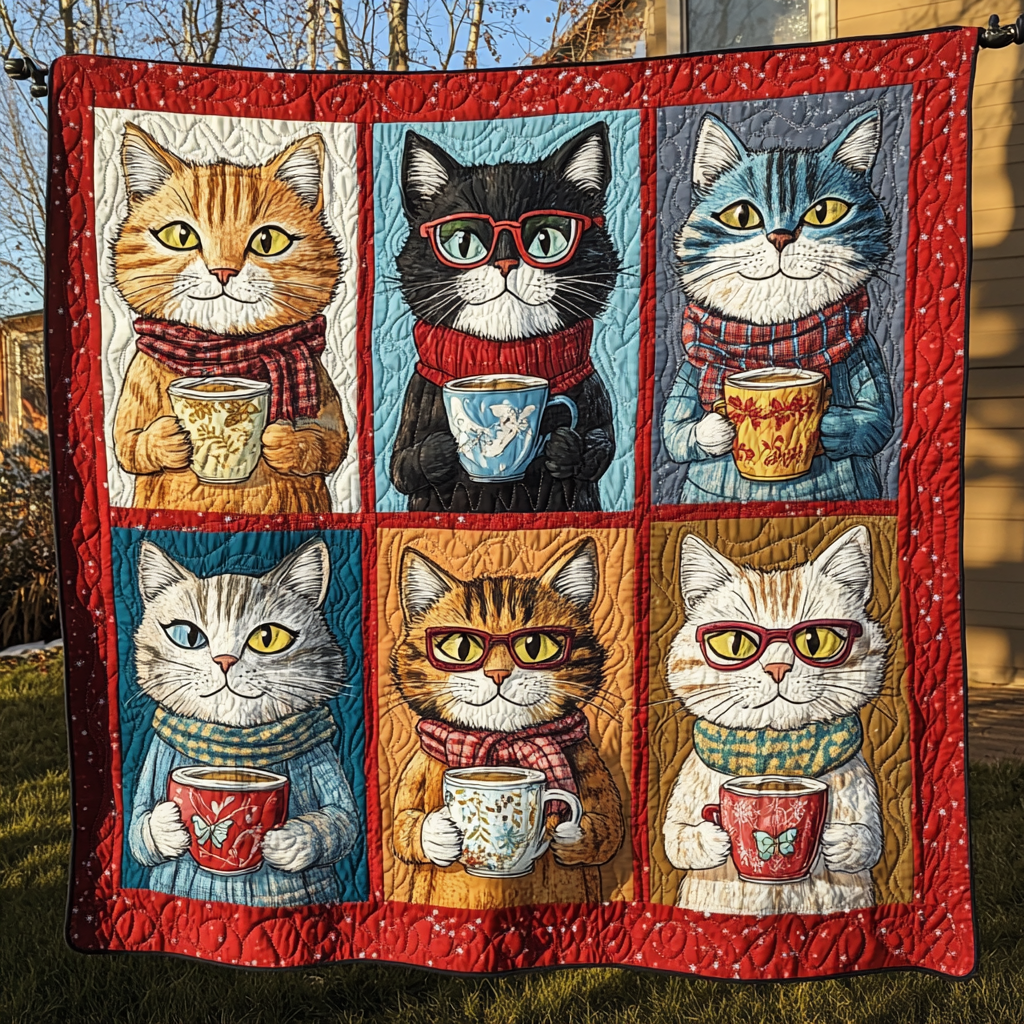 Kitty Couture Quilted Blanket Cute Blankets For Her