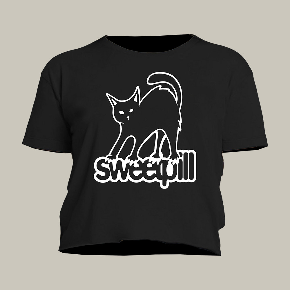 Kitty Sweet Pill Crop Top Sweet Pill Fan Merch Unique Present For Music Lovers