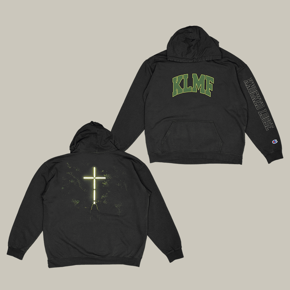 KLMF Faith Cross Knocked Loose Hoodie Knocked Loose Hooded Sweatshirt Gift For Fans
