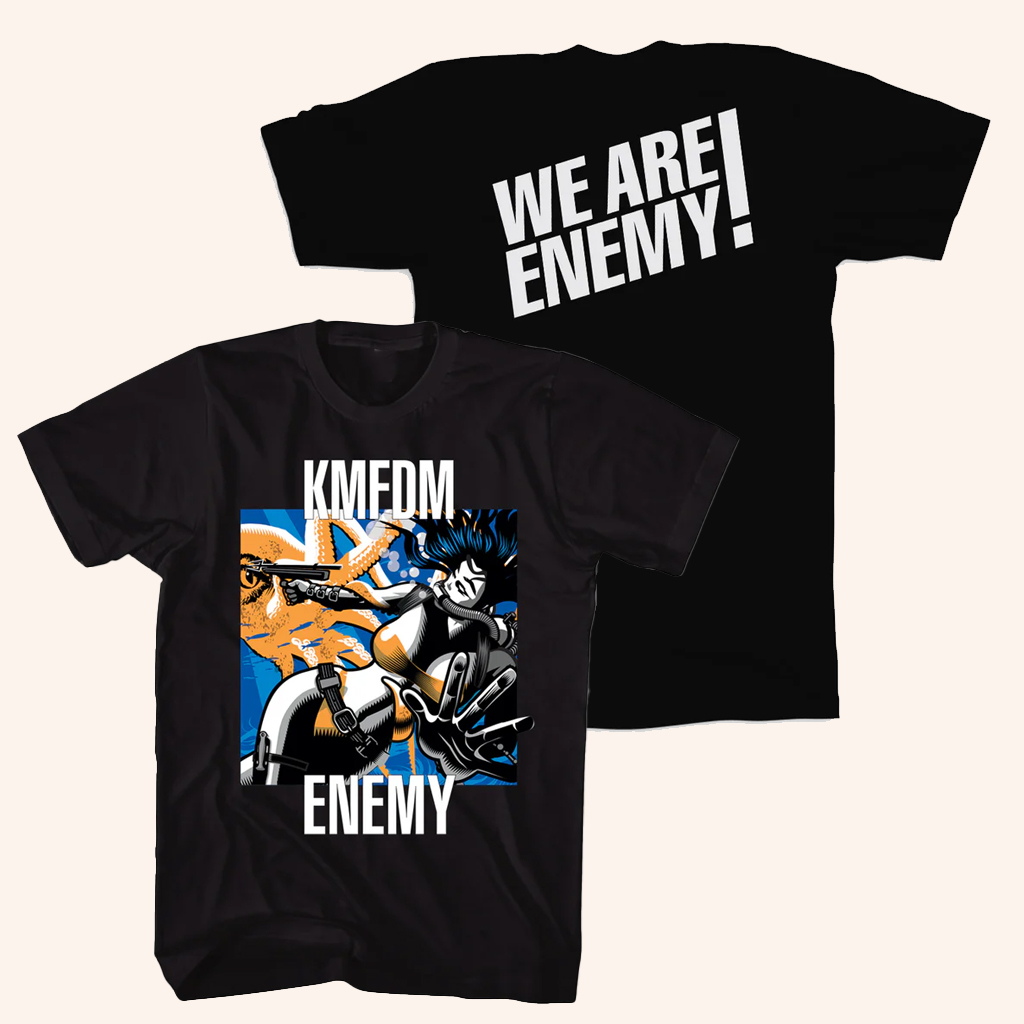 KMFDM Merch KMFDM We Are Enemy 2026 T-Shirt Christmas Gifts For Boyfriend KMFDM Merch KMFDM We Are Enemy 2026 T-Shirt Christmas Gifts For Boyfriend