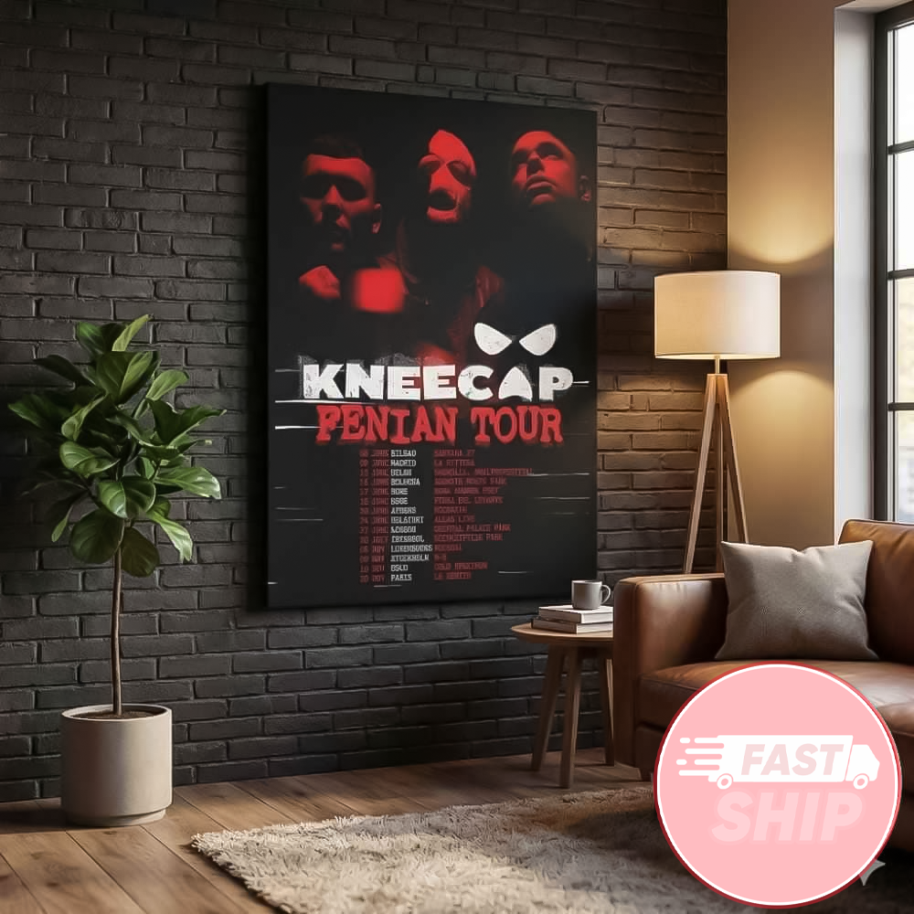 Kneecap Album Fenian Tour 2026 Poster Poster Wall Art Decor Kneecap Merch Gifts For Fans Kneecap Album Fenian Tour 2026 Poster Poster Wall Art Decor Kneecap Merch Gifts For Fans