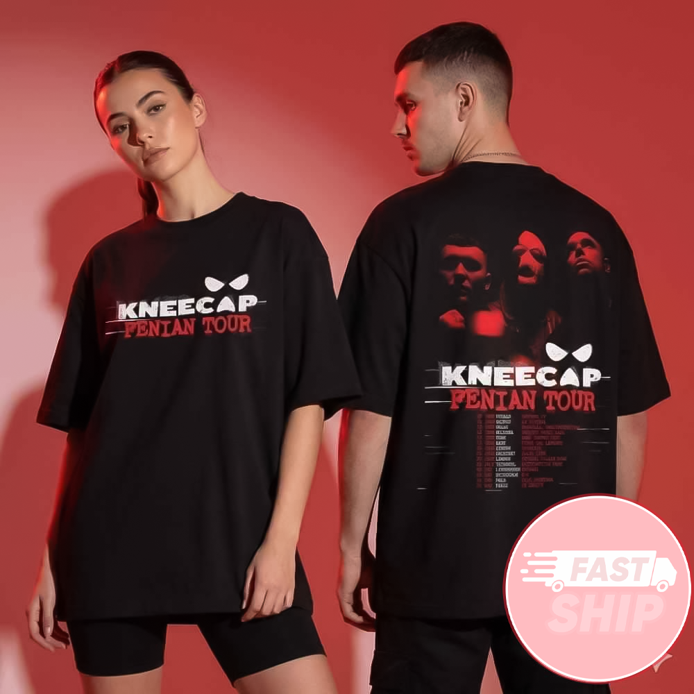 Kneecap Album Fenian Tour 2026 Poster T-Shirt Kneecap Merch Gifts For Fans
