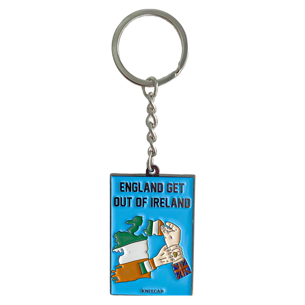 Kneecap Merch England Get Out Of Ireland Enamel Keyring Kneecap Keychain Cool Gifts For Dad Kneecap Merch England Get Out Of Ireland Enamel Keyring Kneecap Keychain Cool Gifts For Dad