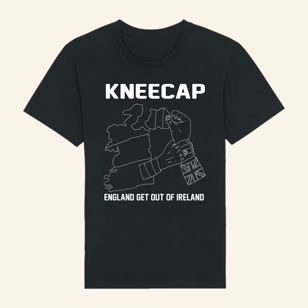 Kneecap Merch England Get Out Of Ireland T-Shirt Black Gifts For Husband Kneecap Merch England Get Out Of Ireland T-Shirt Black Gifts For Husband