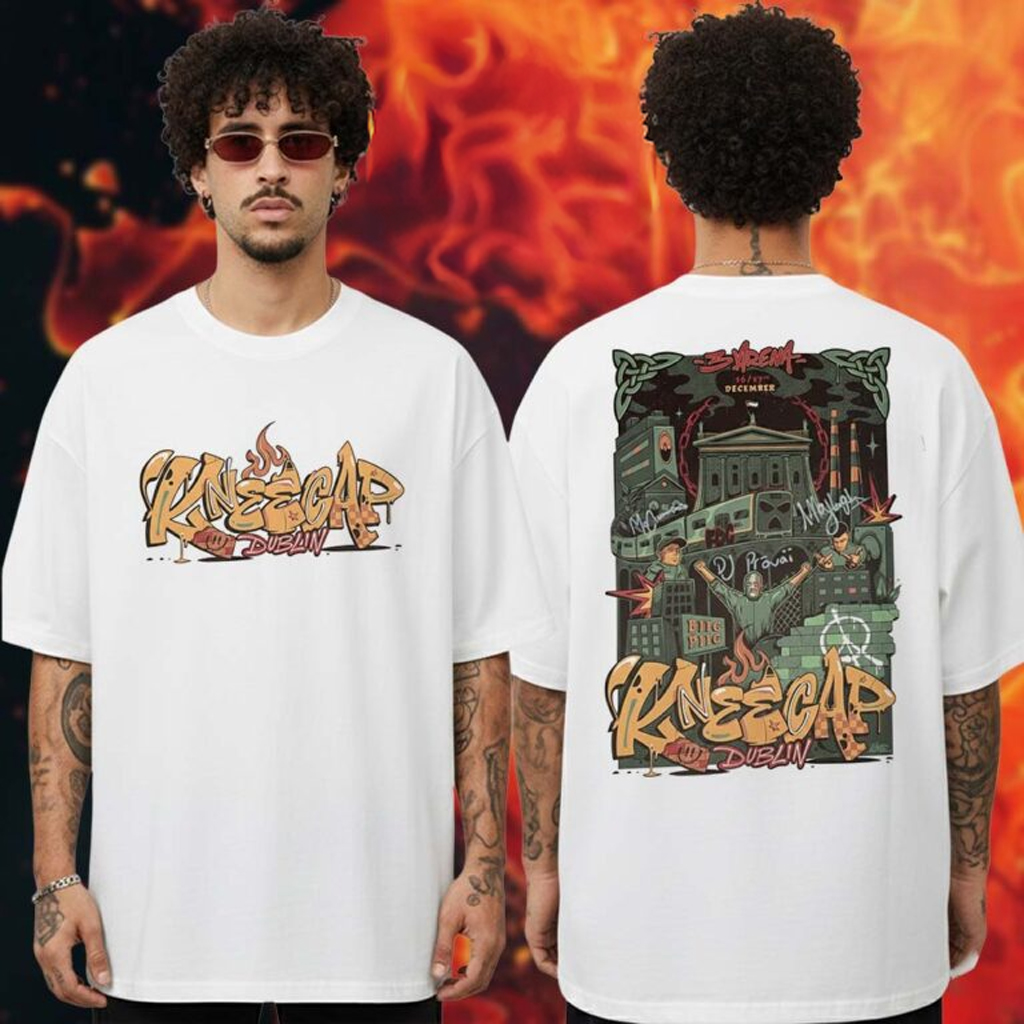 Kneecap Merch Kneecap Show 3 Arena Dublin On December 16 17 2025 T-Shirt Gifts For Hip Hop Fans
