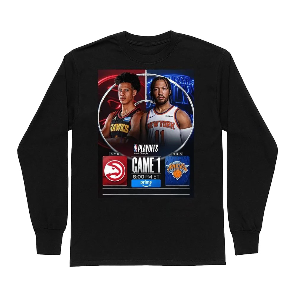 Knicks 2026 Playoffs Always Knicks New York Forever Long Sleeve Shirt Game Day Merch Apparel