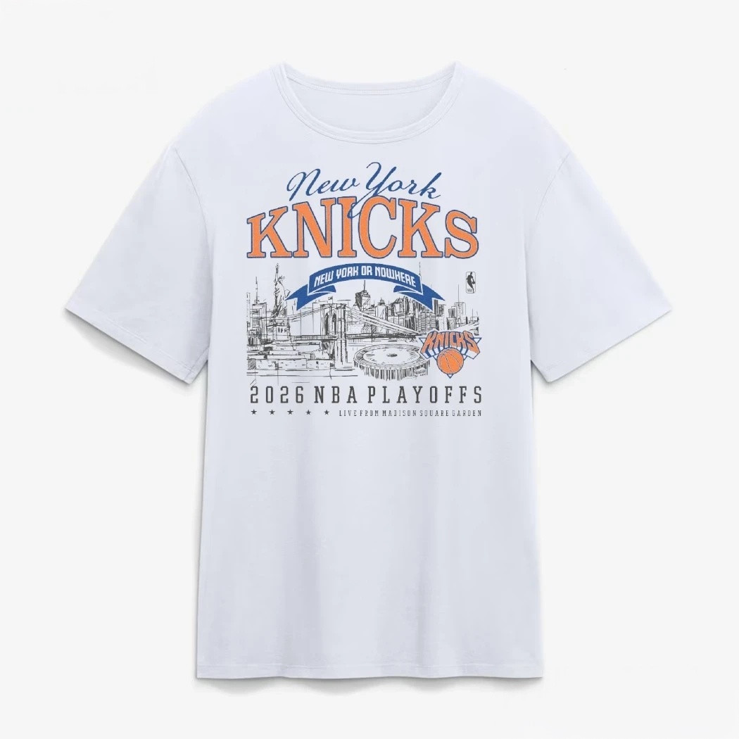 Knicks 2026 Playoffs Basketball T-Shirt 2026 NBA Playoffs Clothes Unique Gift For Father's Day