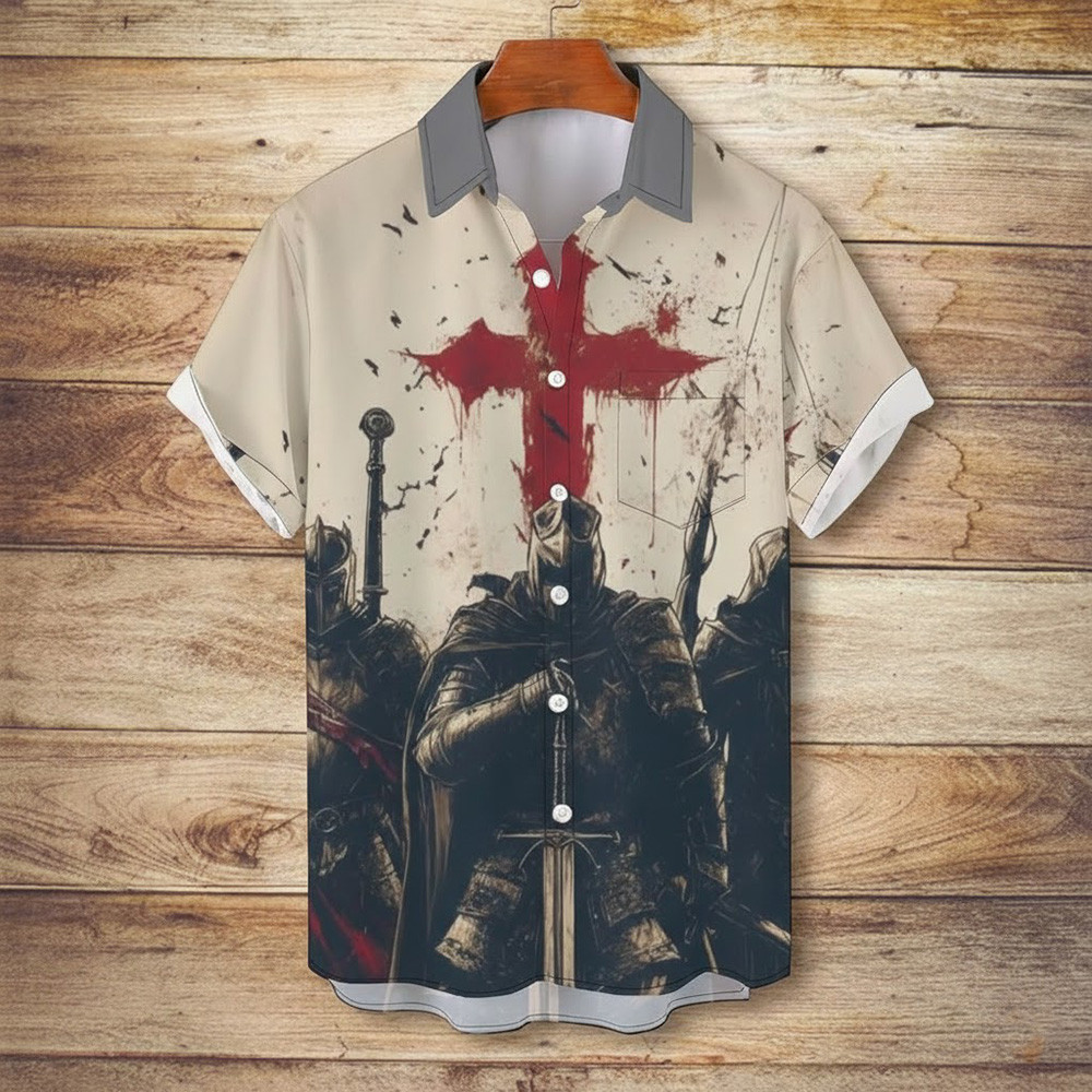 Knight Of The Faith Shirt Christian Vintage Apparel Crusader Best Gift For Men