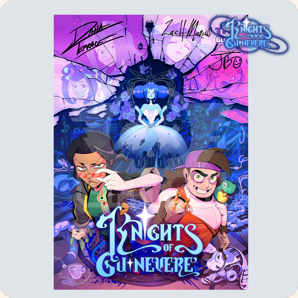 Knights Of Guinevere Merch Glitch Productions Poster Knights Of Guinevere Poster Fans Gifts Knights Of Guinevere Merch Glitch Productions Poster Knights Of Guinevere Poster Fans Gifts