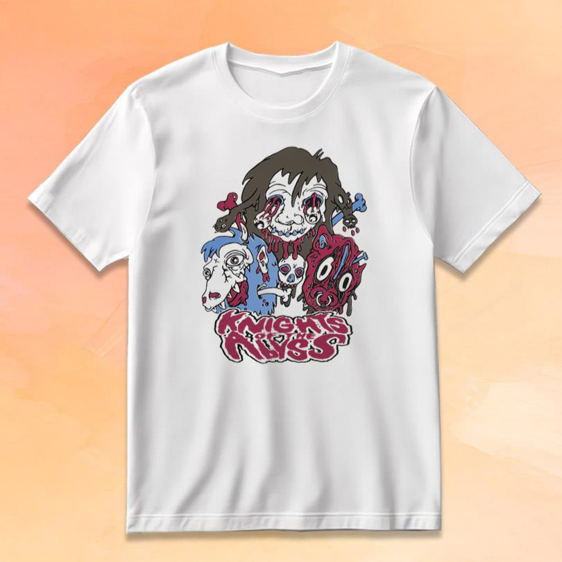 Knights Of The Abyss Merch Monsters T-Shirt Cool Gifts For Music Lovers Knights Of The Abyss Merch Monsters T-Shirt Cool Gifts For Music Lovers