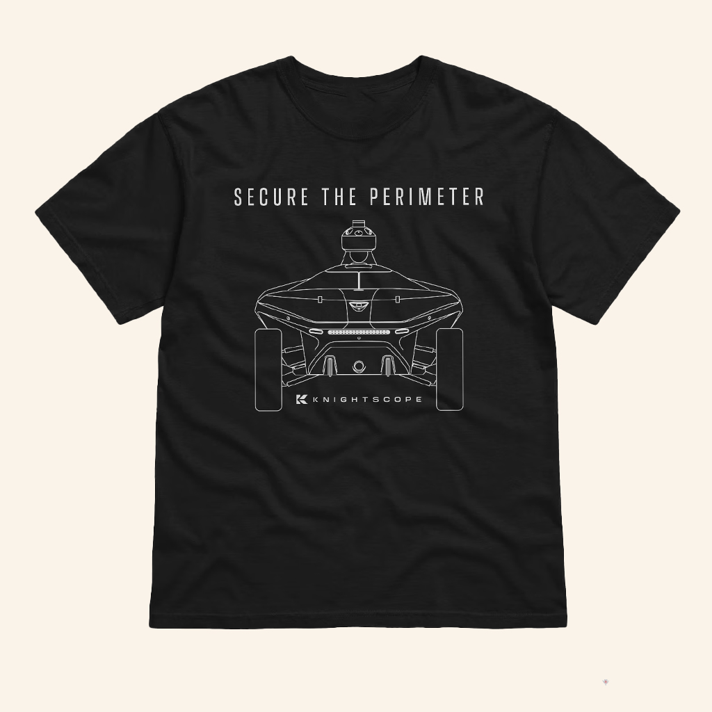 Knightscope Merch K7 Secure The Perimeter T-Shirt Good Gifts For Boyfriend