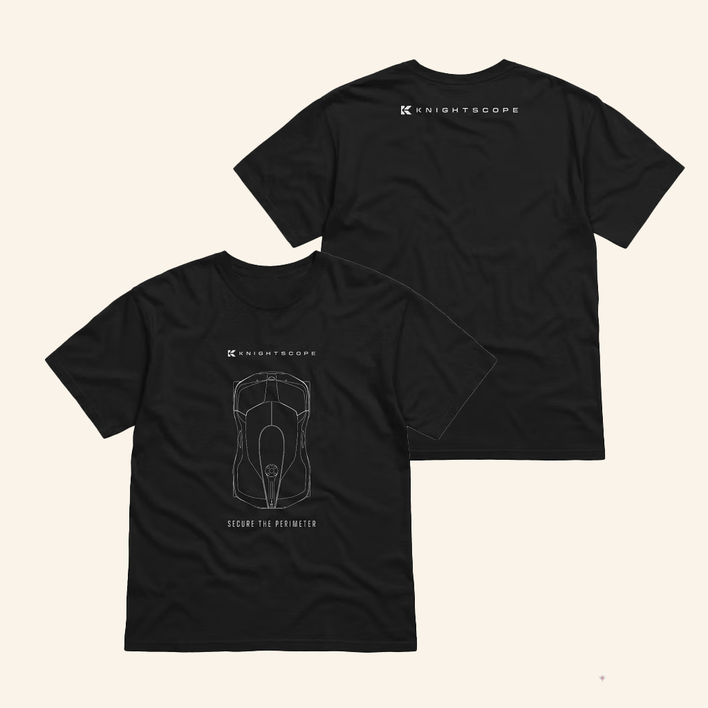Knightscope Merch K7 Secure The Perimeter T-Shirt Great Gifts For Husband