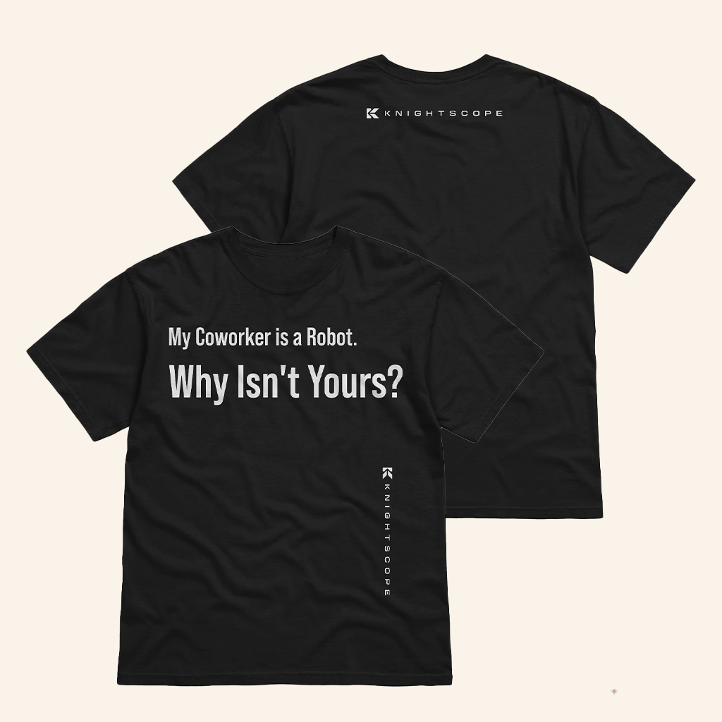 Knightscope Merch My Coworker Is A Robot Why Isn't Yours T-Shirt Funny Gifts For Him