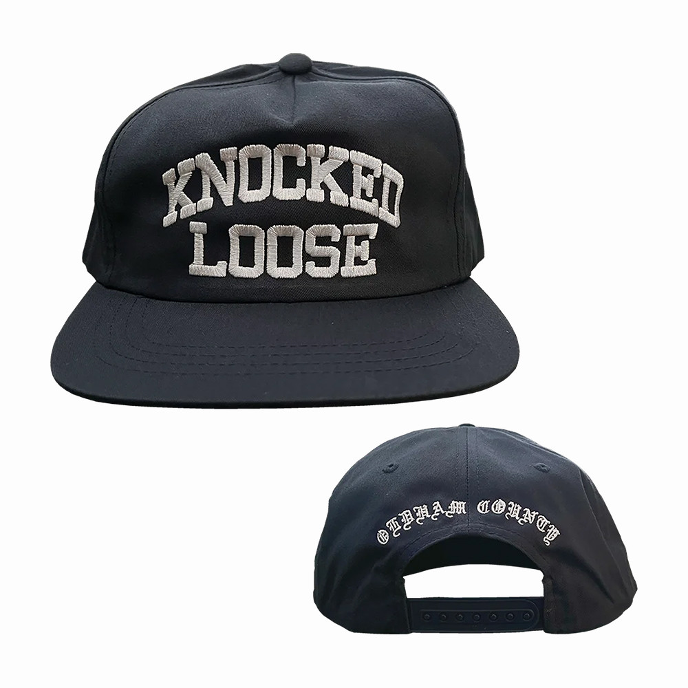 Knocked Loose Logo Graphic Snapback Hat Hardcore Music Lover Cap Knocked Loose Fan Gifts