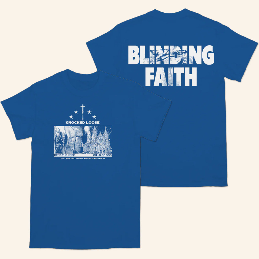 Knocked Loose Merch Blinding Faith T-Shirt Unique Gifts For Music Lovers