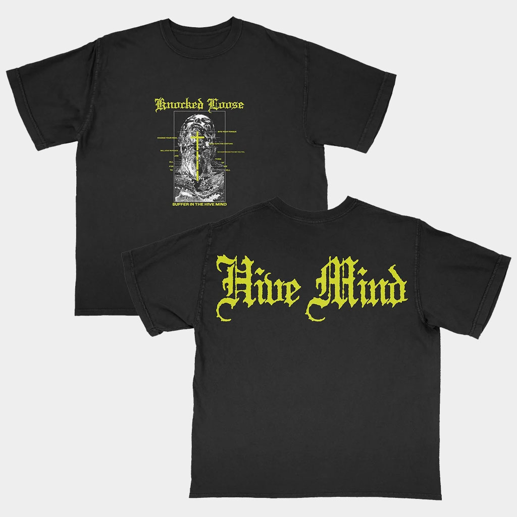 Knocked Loose Merch Hive Mind Black T-Shirt Presents For Music Lovers Knocked Loose Merch Hive Mind Black T-Shirt Presents For Music Lovers