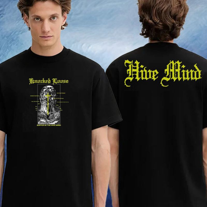 Knocked Loose Merch Hive Mind T-Shirt Knocked Loose Shirt Gifts For Friends