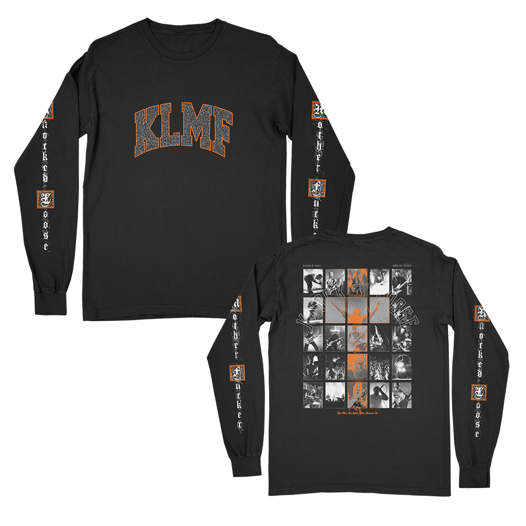 Knocked Loose Merch Knocked Loose Live Collage Black Long Sleeve Shirt Gifts For Band Fans